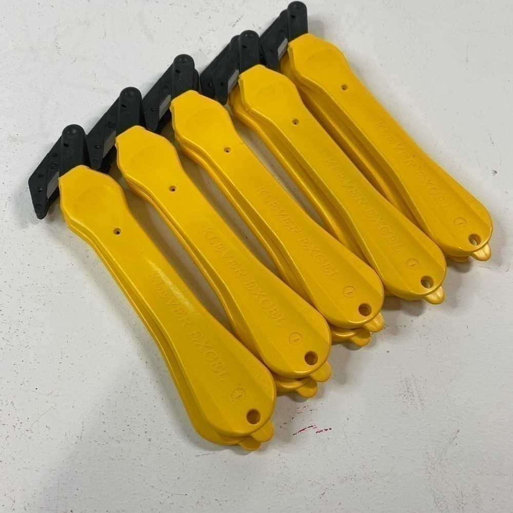 10 Klever Excel Hook Style Safety Cutter Box Tape KCJ-4-30Y